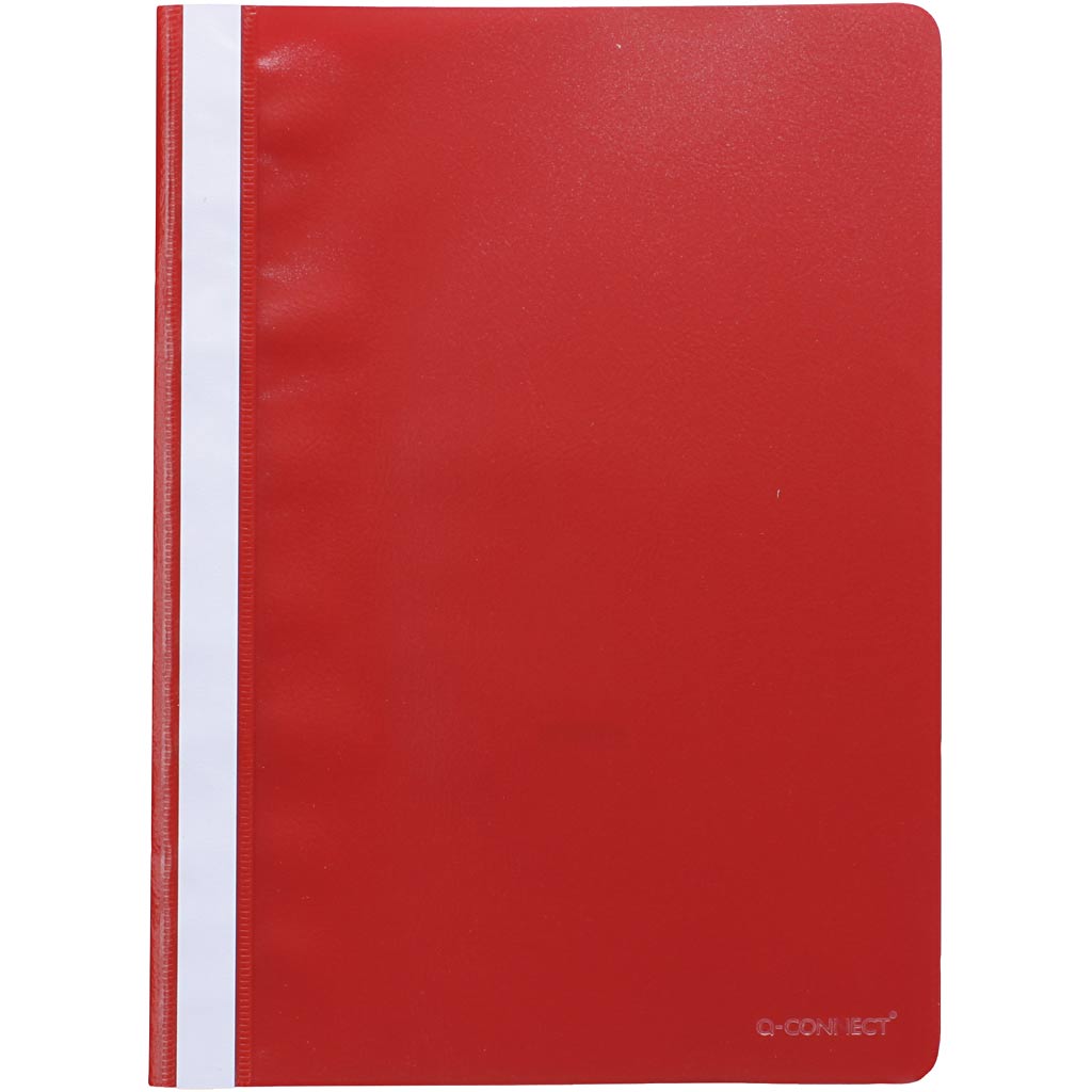 Präsentationsbroschüren, A4, rot, 1 Stück