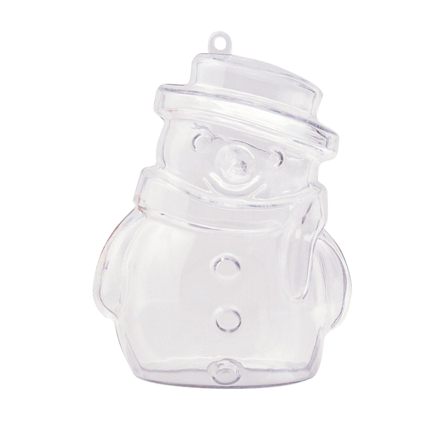Vaessen creative • Schneemann aus Kunststoff, 2-teilig, 10 cm