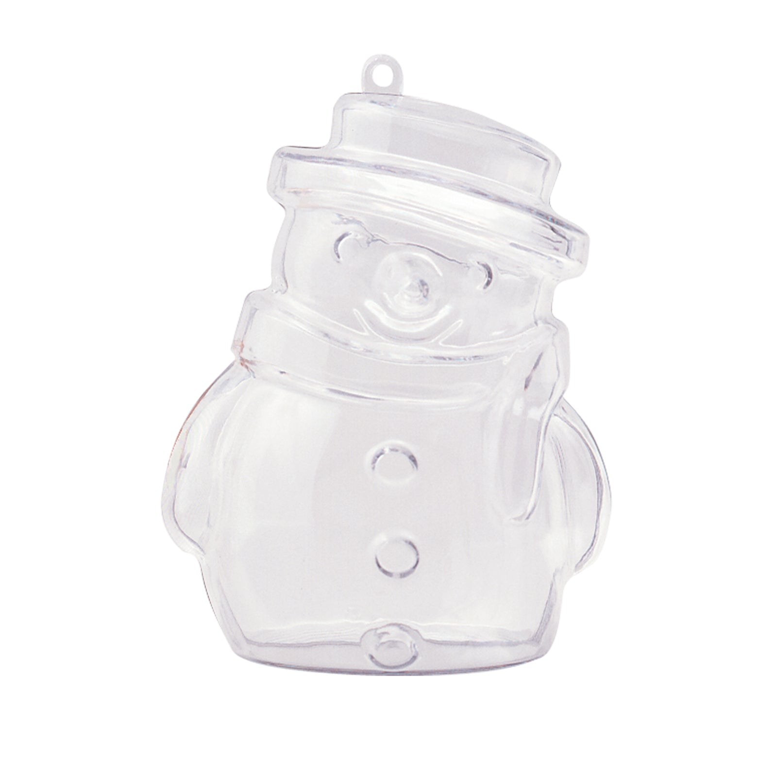 Vaessen creative • Schneemann aus Kunststoff, 2-teilig, 10 cm