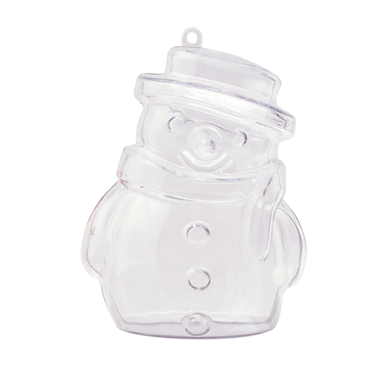 Vaessen creative • Schneemann aus Kunststoff, 2-teilig, 10 cm