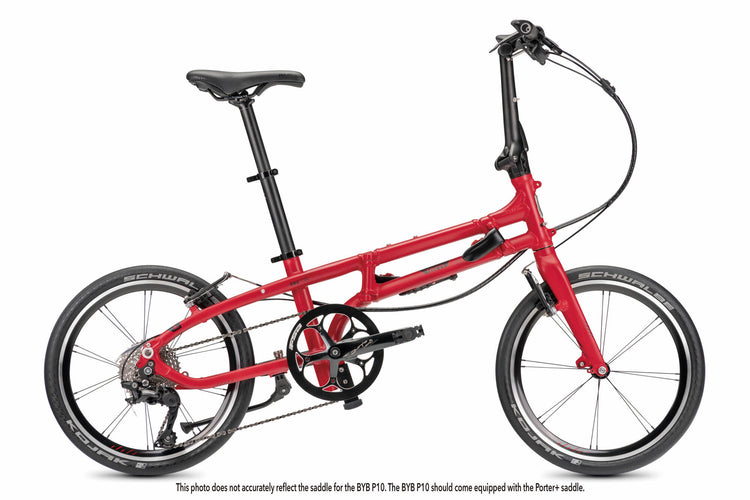 TERN -FALTING BIKE BYB P10 (#1) Fahrrad BYB Sum 20 10sp rot