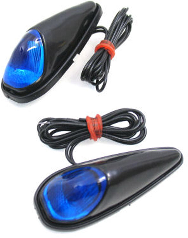 Kantenlampe LED -Set plak Lampe Blue House Schwarz
