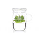 Teeglas mit Filter ø 8cm h=12cm
