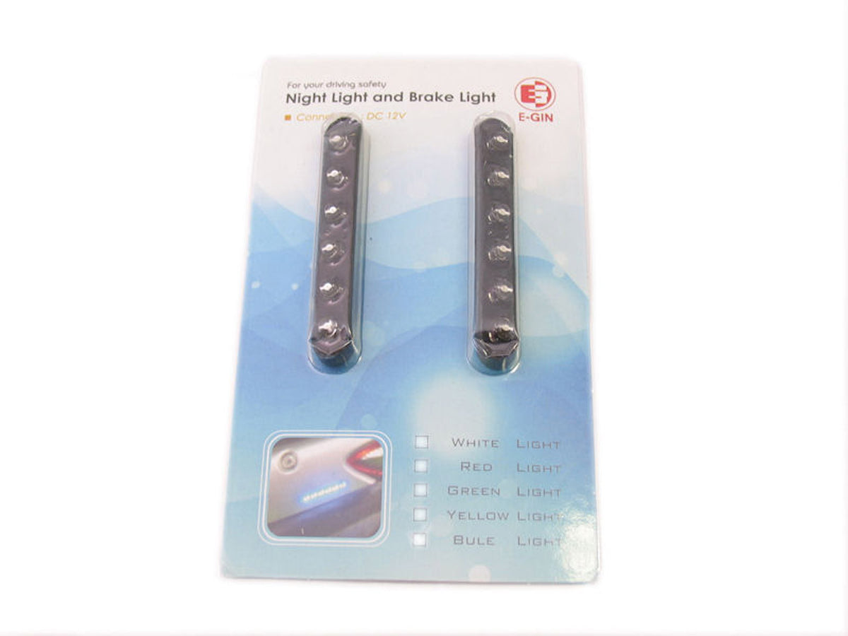 Edge Lamp LED Set Scheibe weiß 6 leds
