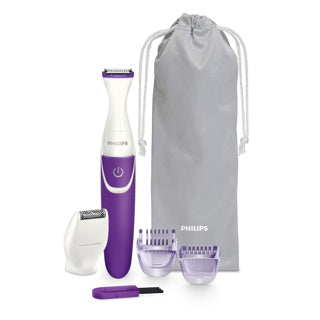 Philips BRT383 15 Bikinitrimmer Violet White