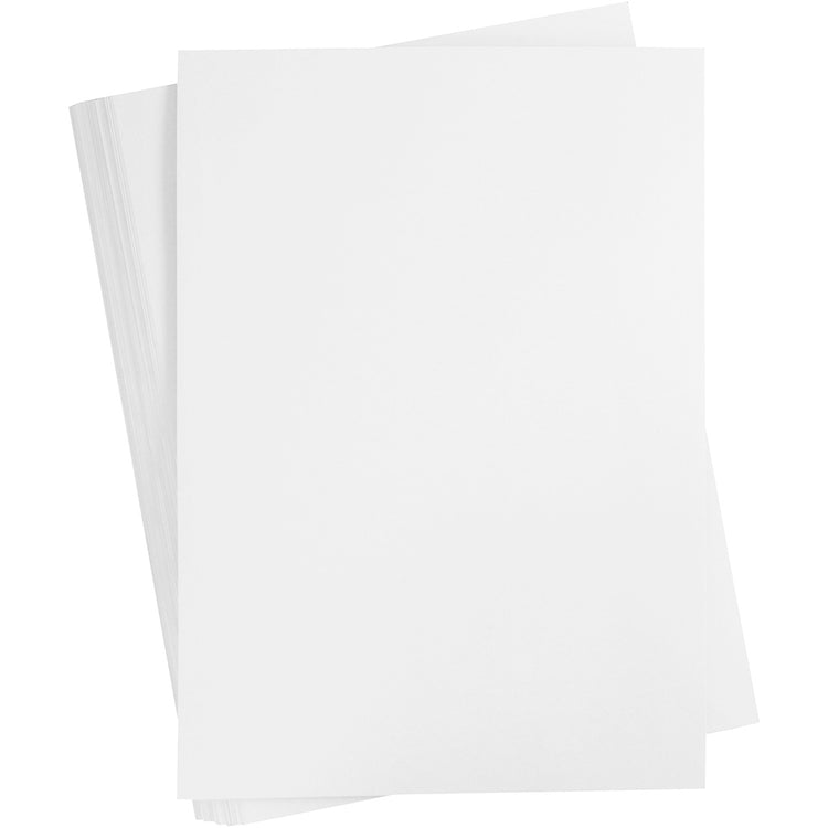 Creativ Company Farbkarton, A2, Blatt 420x594 mm, 180 gr, weiß, 100 Blatt 1 Karton