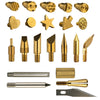Vaessen creative • Holzbrenner-Set mit 23 Aufsätzen