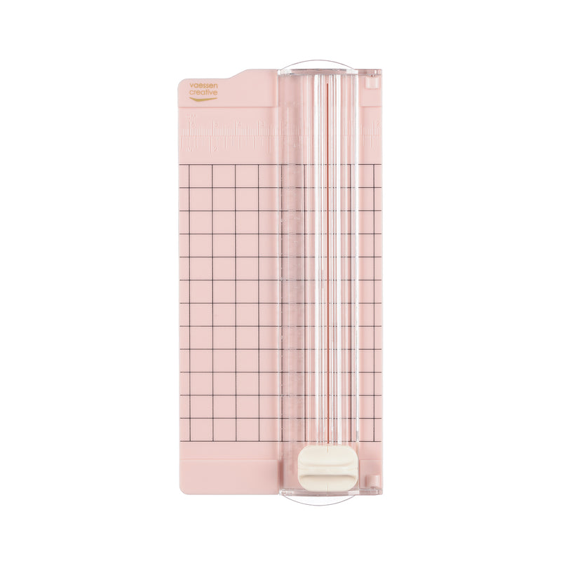 Vaessen creative • mini paper cutter 15.3x6.5cm pink
