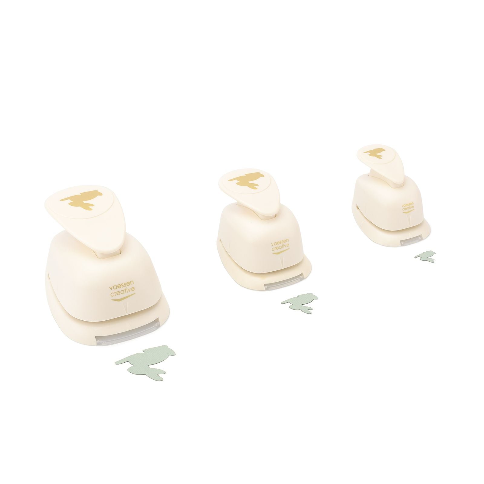 Vaessen creative • Figurenstanzer-Set Hasen 3-tlg.