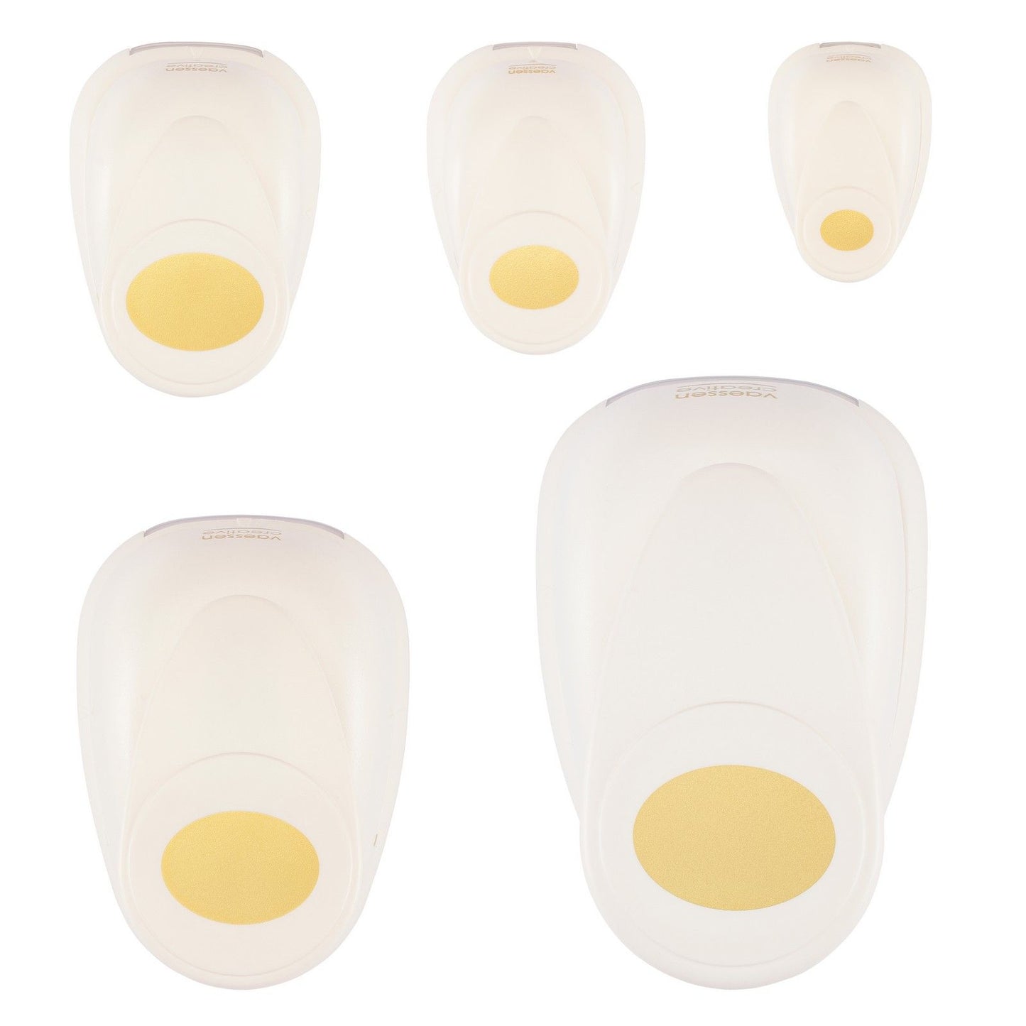 Vaessen creative • Figurenstanzer-Set Ovale 5-teilig