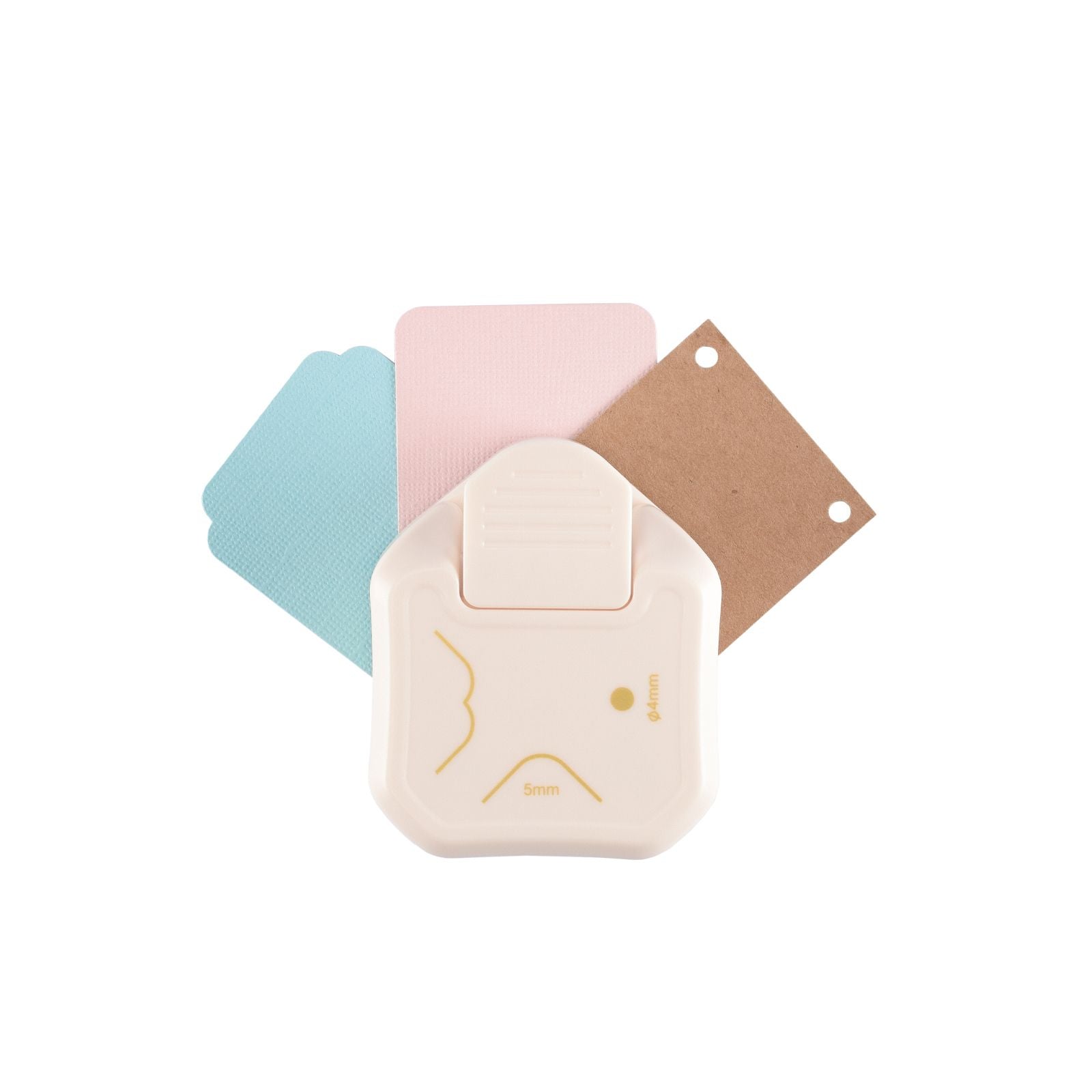 Vaessen creative • 3-in-1 Eckstanzer, Vintage-Etiketten, klein