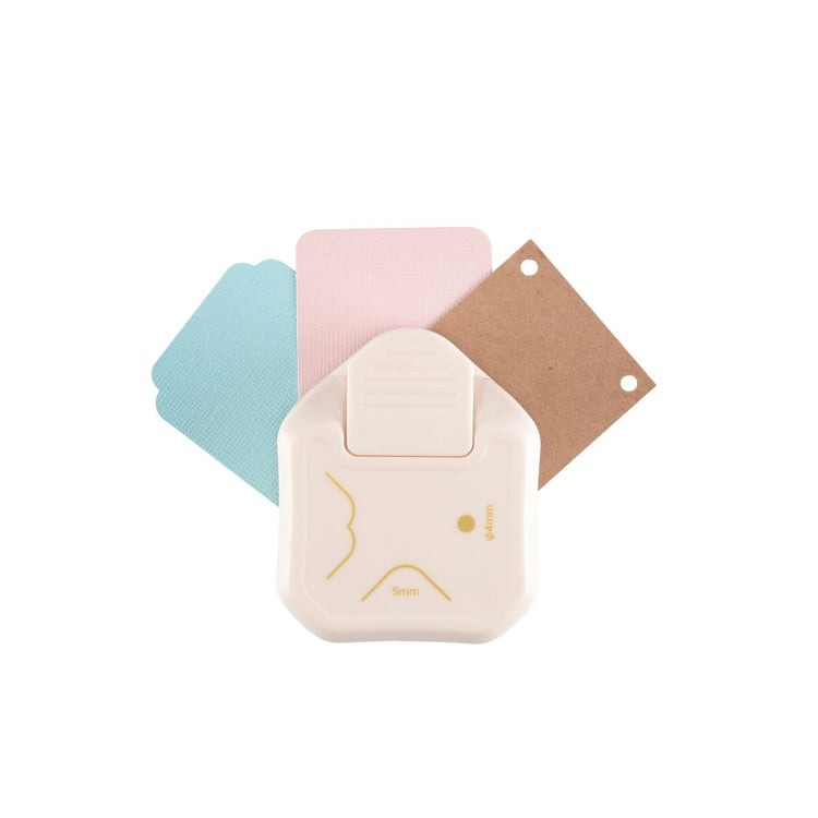 Vaessen creative • 3-in-1 Eckstanzer, Vintage-Etiketten, klein