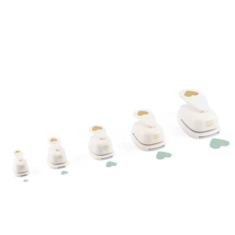 Vaessen creative • Figurenstanzer-Set Herzen 5-tlg