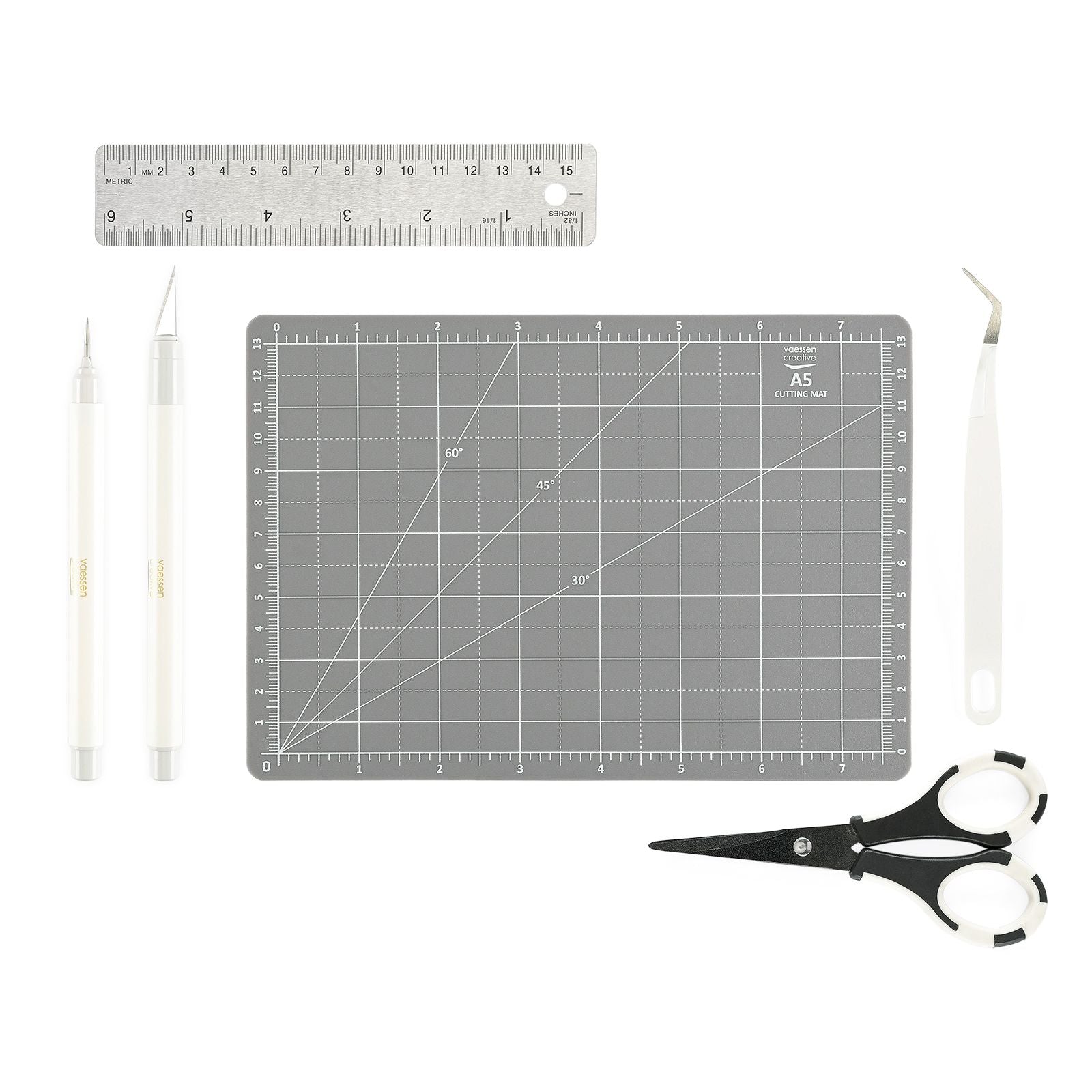 Vaessen creative • Hobby-Schneidwerkzeug-Set A5 6-tlg.