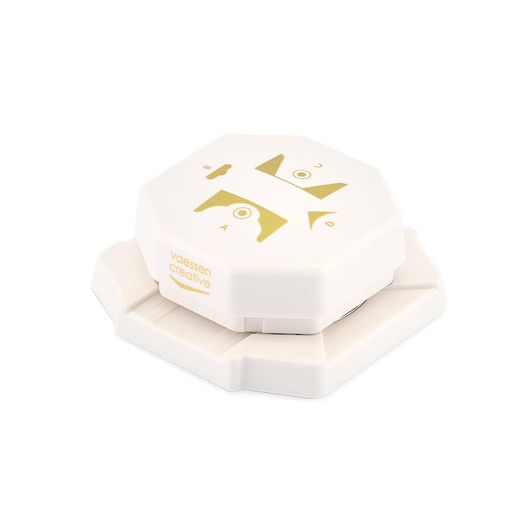 Vaessen creative • 4-in-1-Eckstanzer für klassische Etiketten