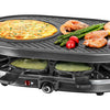 Täglicher Heim-Raclette-Grill für 8 Personen