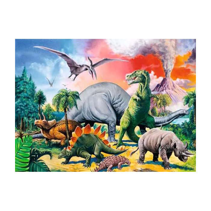 Ravensburger -Puzzle zwischen den Dinos 100 xxl Stücke