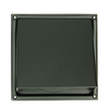 Renson 1066436 – schwarzes Edelstahl-Dunstabzugshaubengitter Typ 641 ø100 mm, Aufputzmontage | 2 Stk