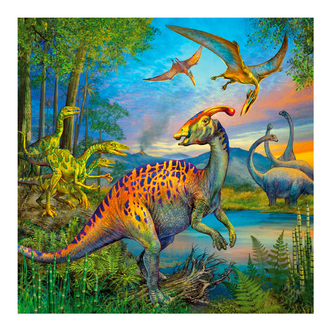 Ravensburger - Dinosaurier 3x49st.
