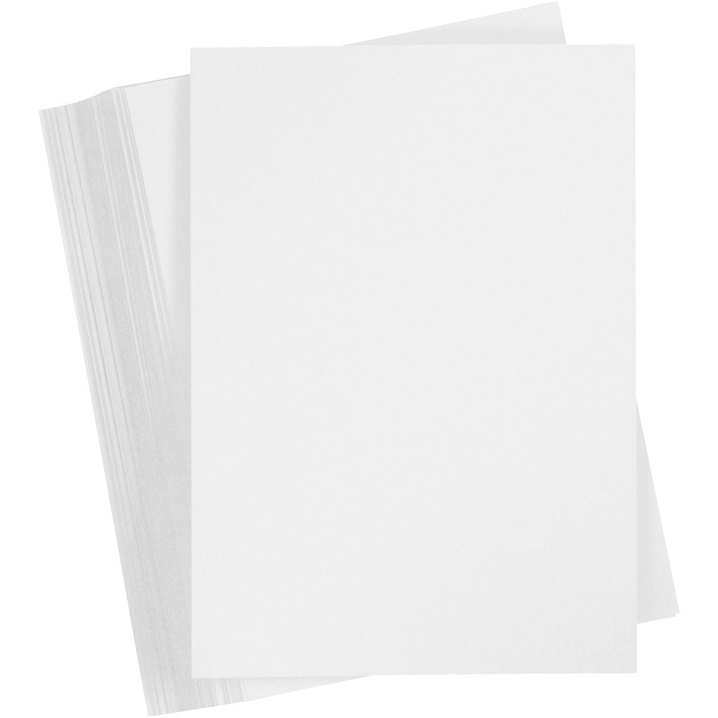 Creativ Company Farbkarton, A5, Blatt 148x210 mm, 180 gr, weiß, 200 Blatt 1 Karton
