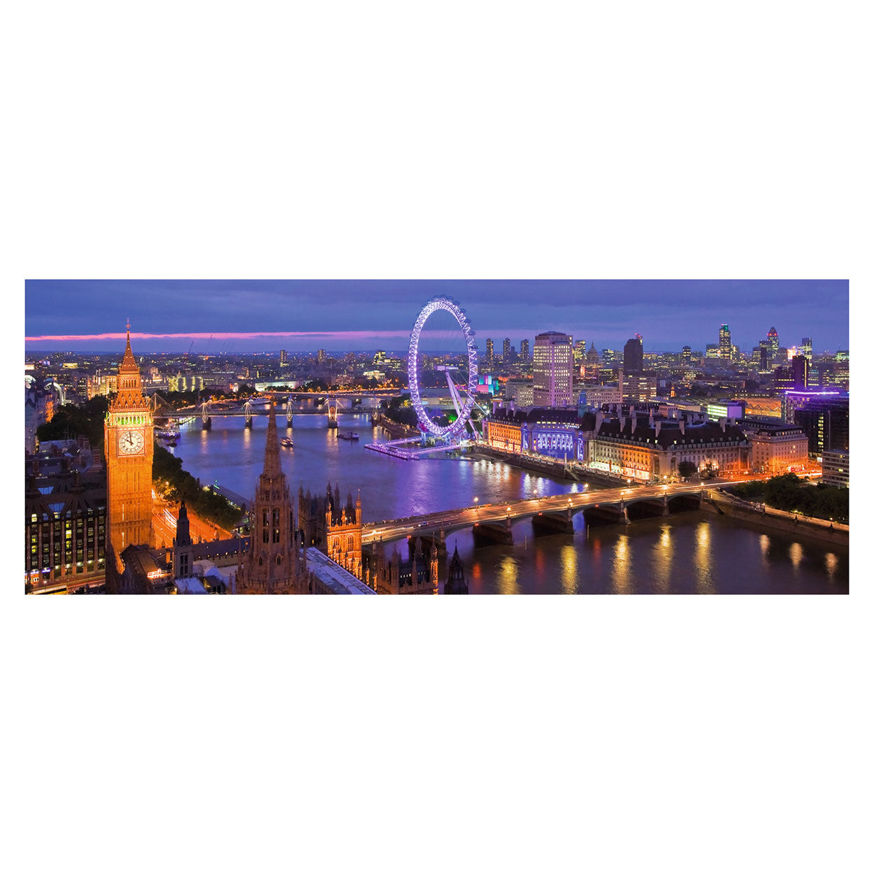 Ravensburger - London bei Nacht Panorama Puzzle 1000st.