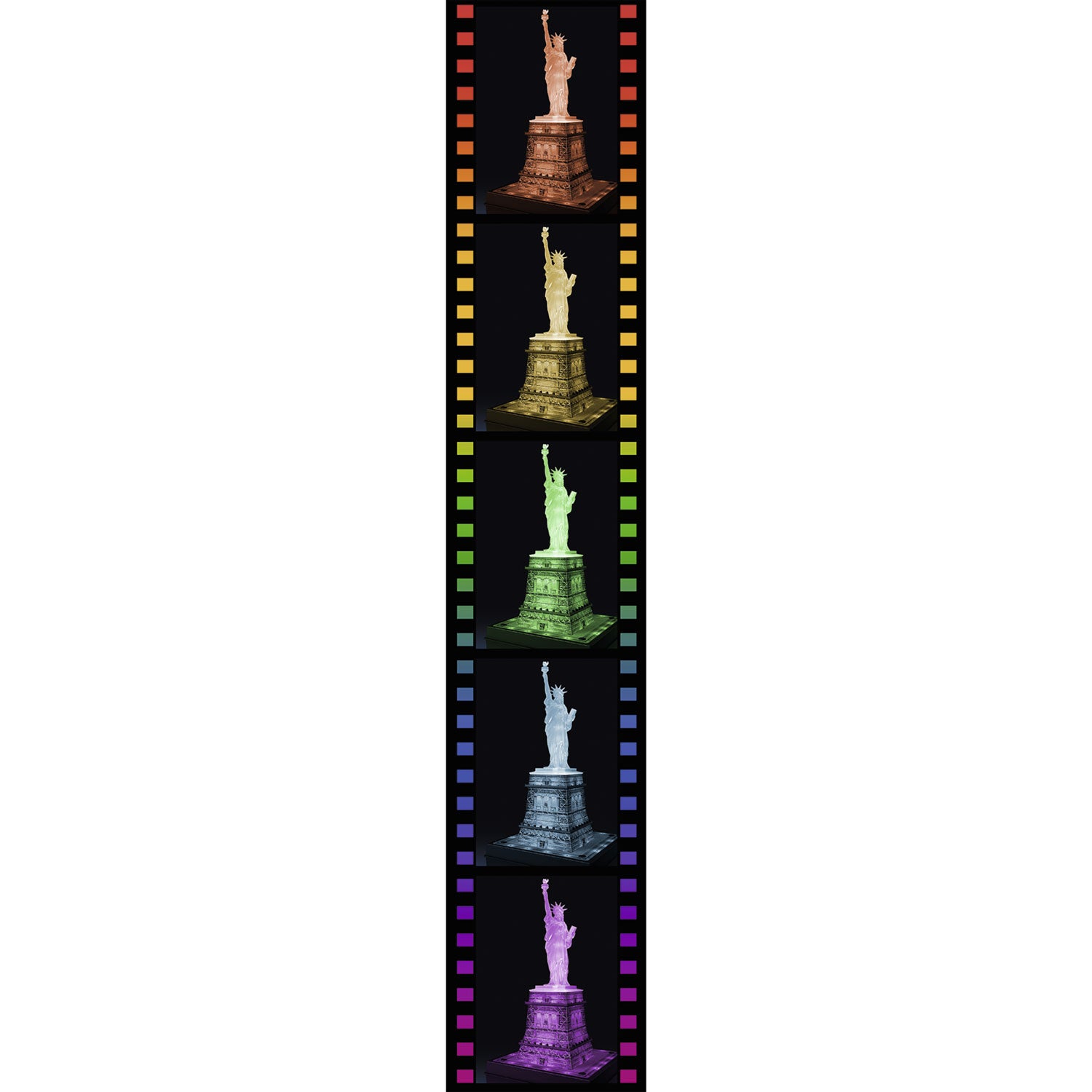 Ravensburger - 3D -Puzzle - Statue der Freiheit Nachtausgabe