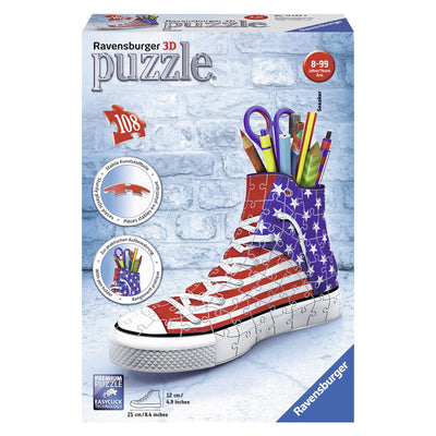 Ravensburger - 3D -Puzzle - Amerika Sneaker