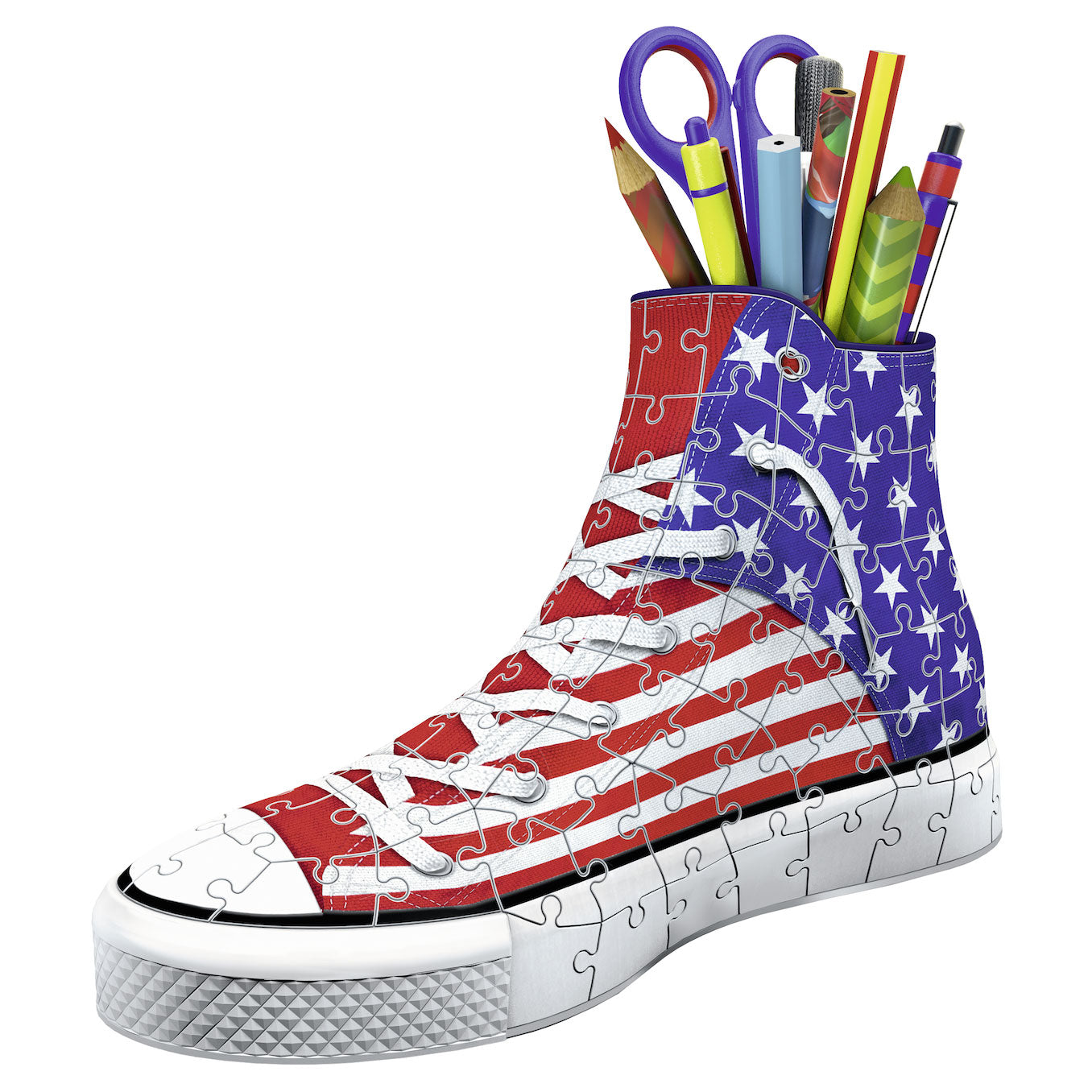 Ravensburger - 3D -Puzzle - Amerika Sneaker