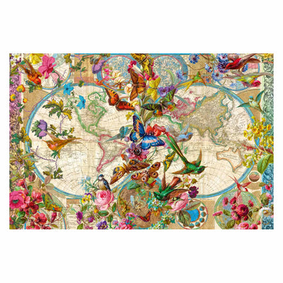 Plora und Fauna World Map, 3000st.