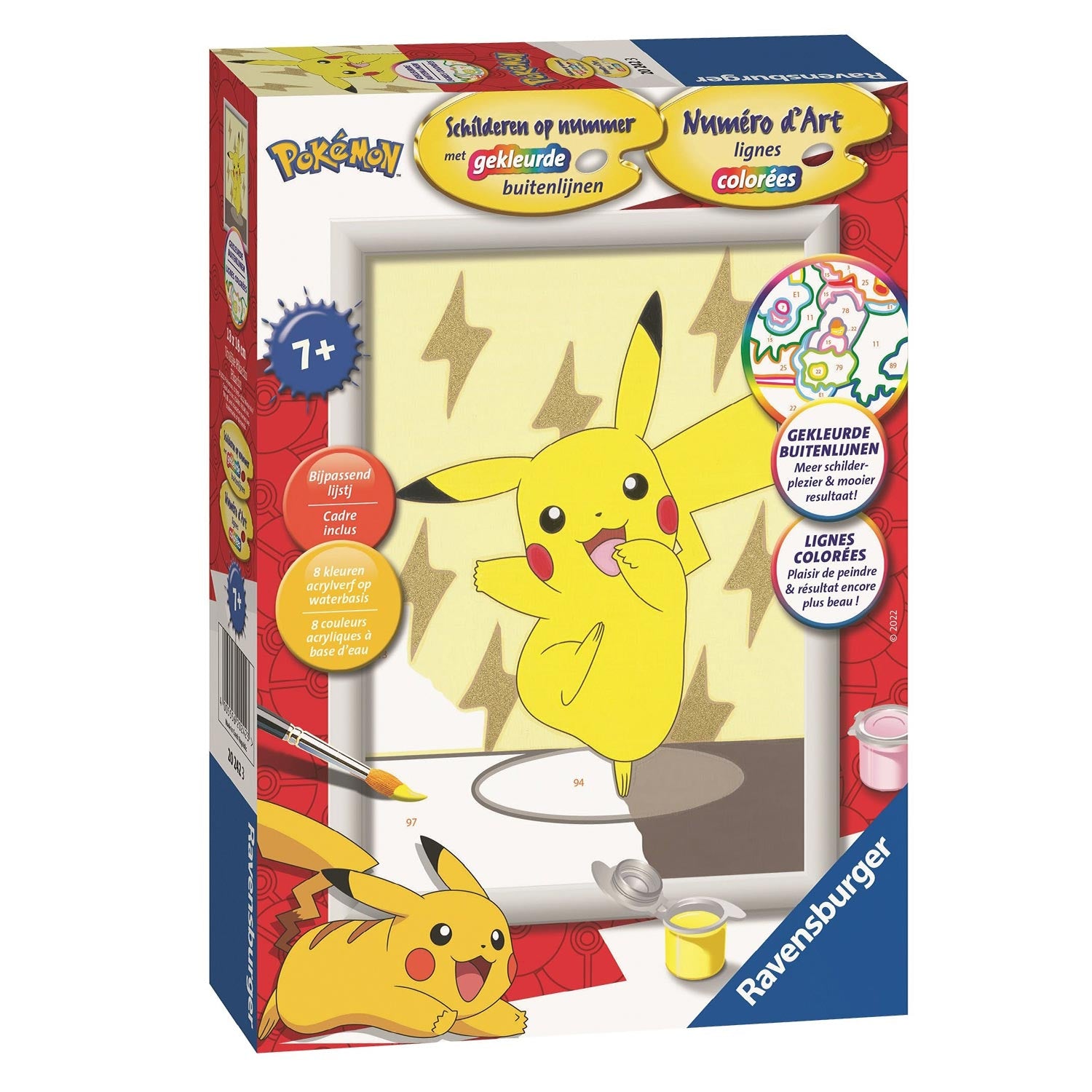 Gemälde nach Nummer - Pokémon Pikachu