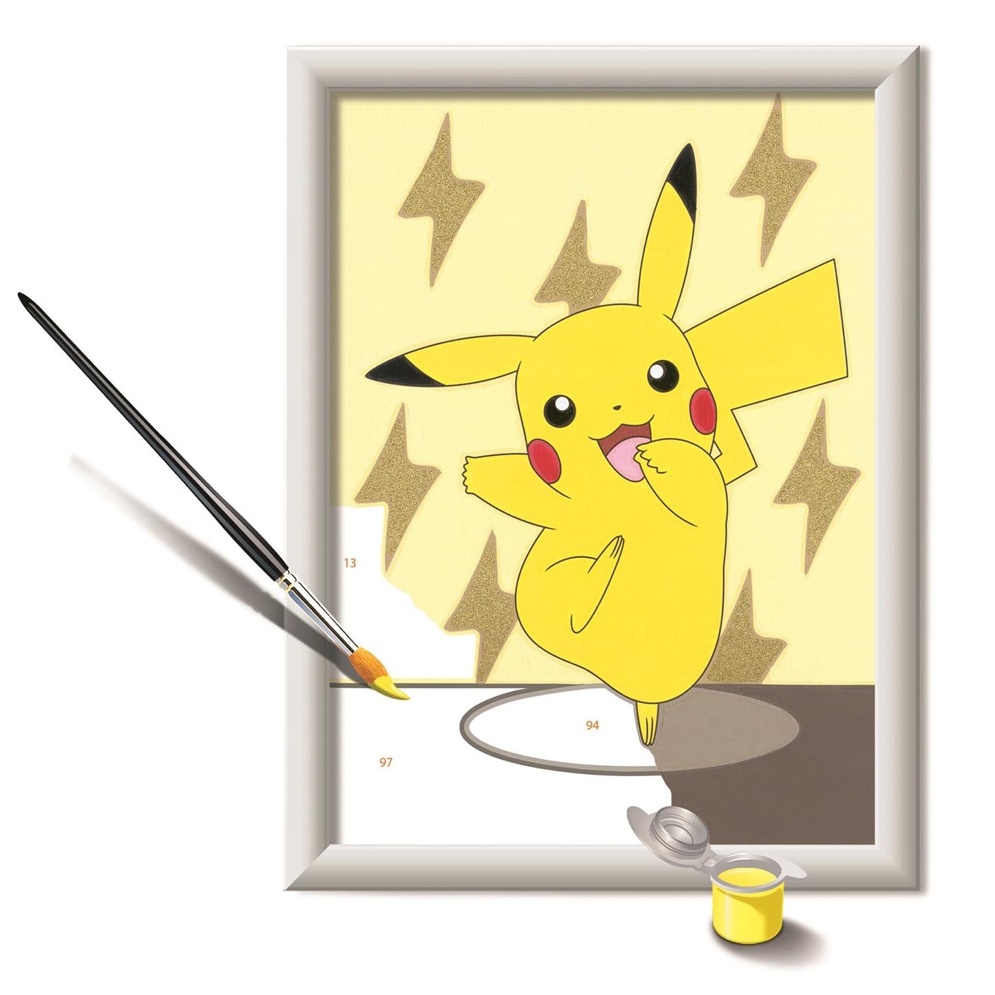 Gemälde nach Nummer - Pokémon Pikachu