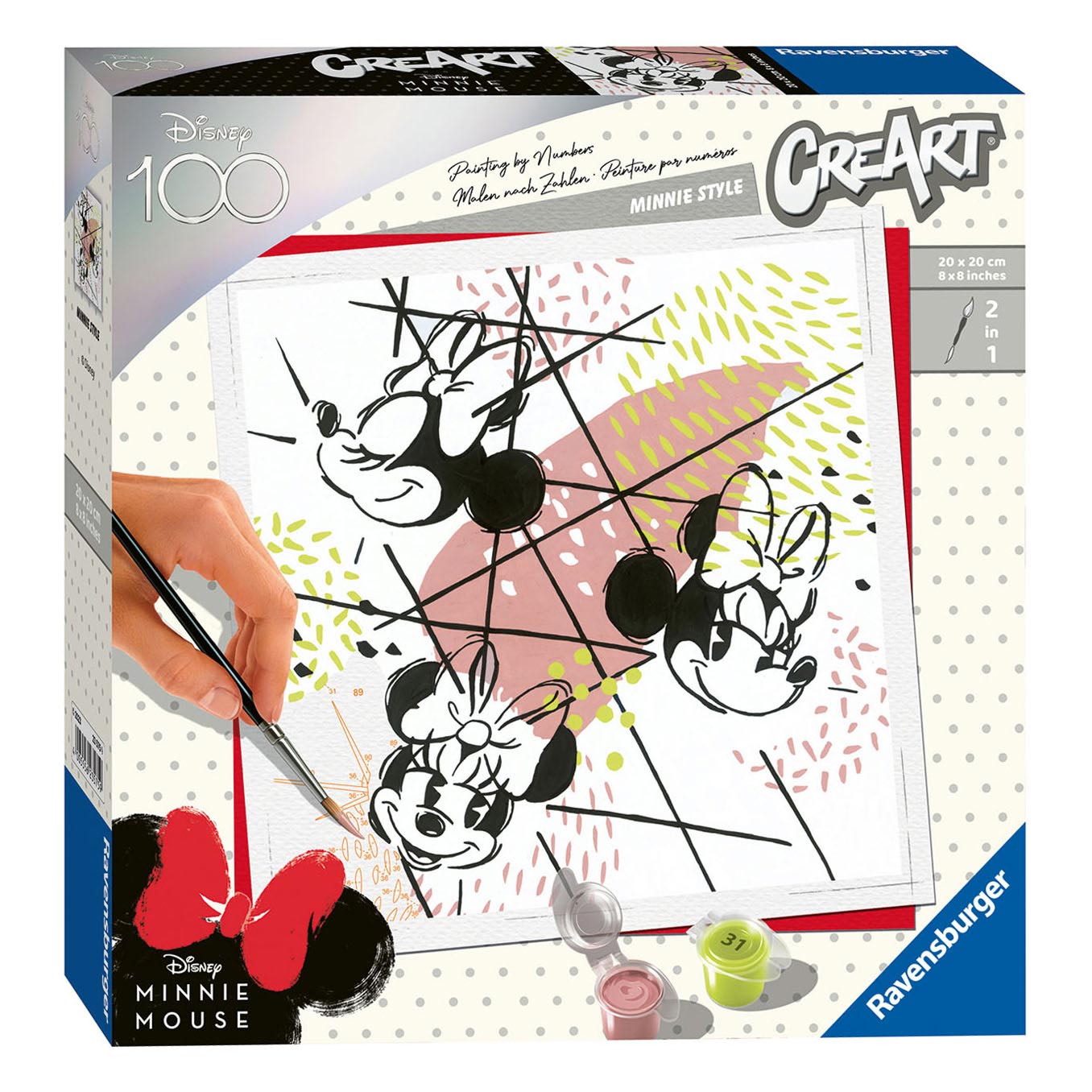 Ravensburger Creart - Disney 100 Jahre Minnie Mouse 2