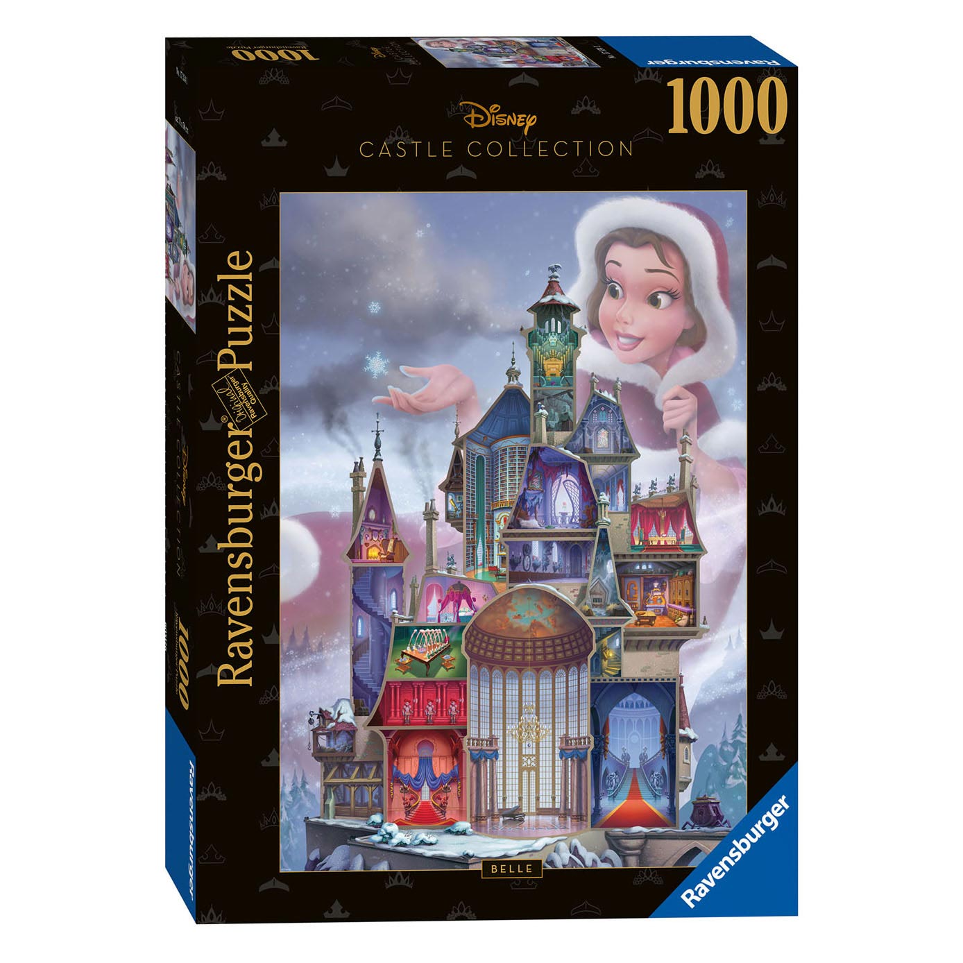 Ravensburger Puzzle Disney Curles - Belle, 1000st.
