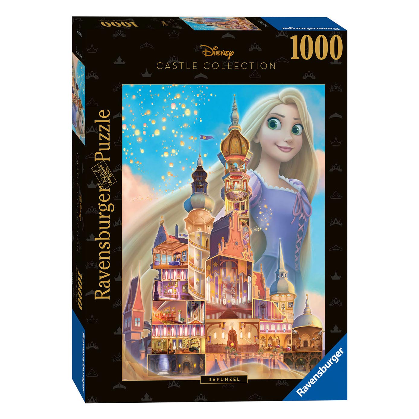 Ravensburger Puzzle Disney Curles - Rapunzel, 1000st.