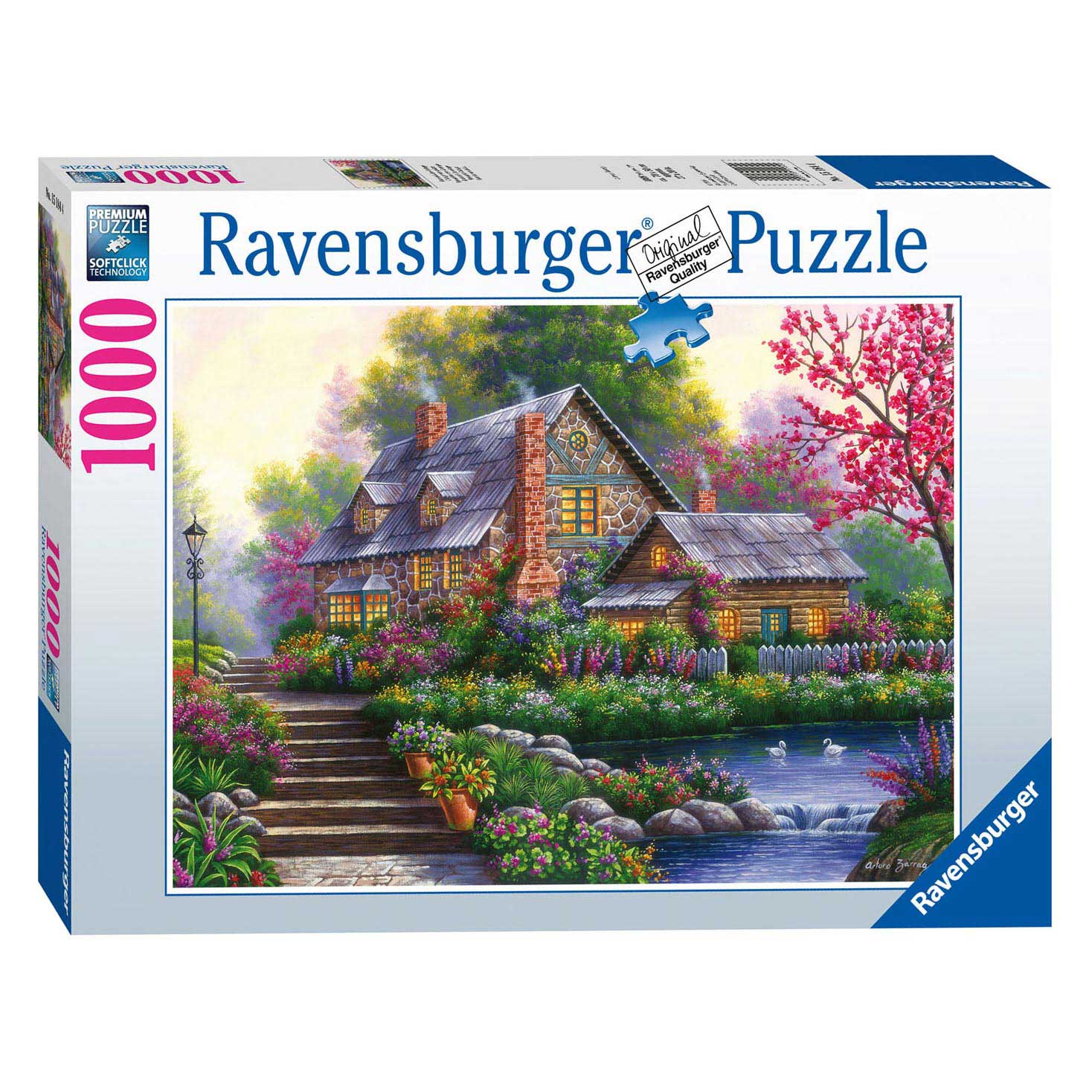 Ravensburger - Puzzle Romantisches Cottage 1000st.