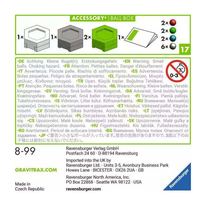 Ravensburger Gravitrax Accessoire Ball Box