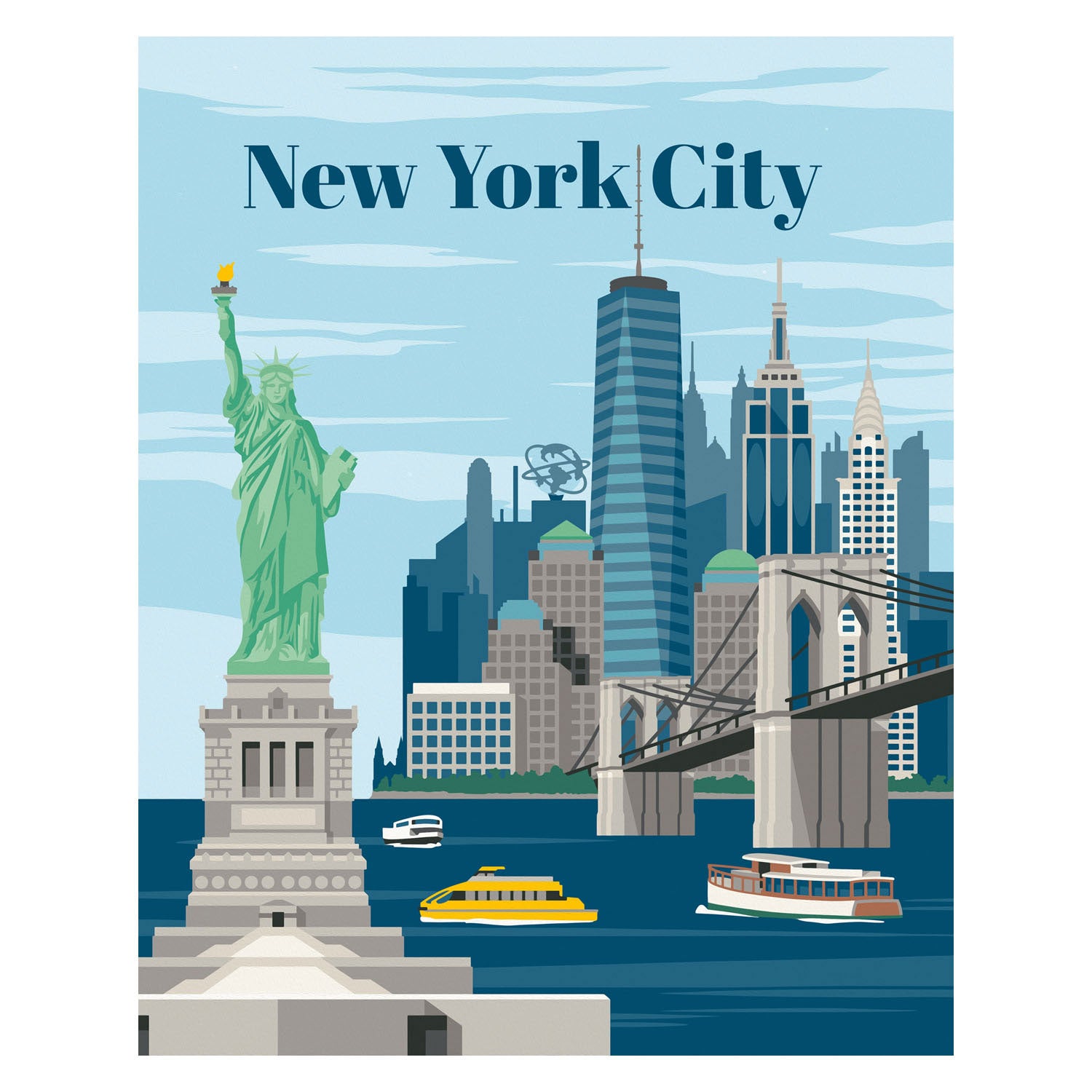 Ravensburger Kreart Painting von Number Colorful York