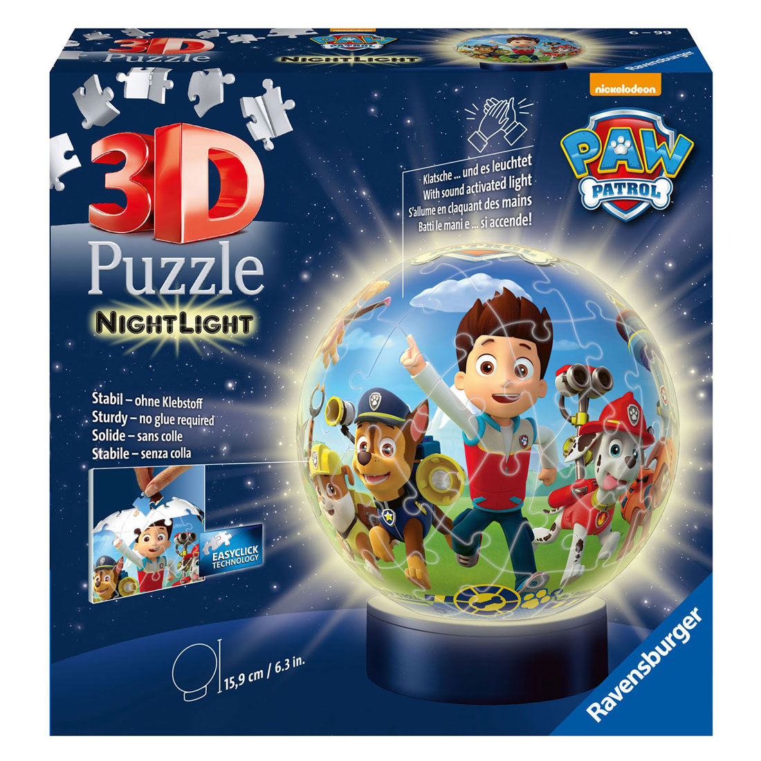 Ravensburger 3D -Puzzle Nachtlampe, 72.
