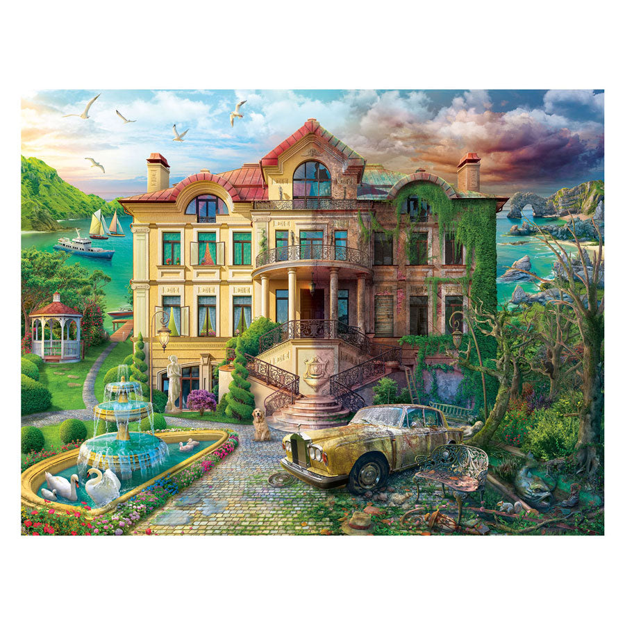 Ravensburger Jigsaw Puzzle Country House im Laufe der Zeit, 2000st.