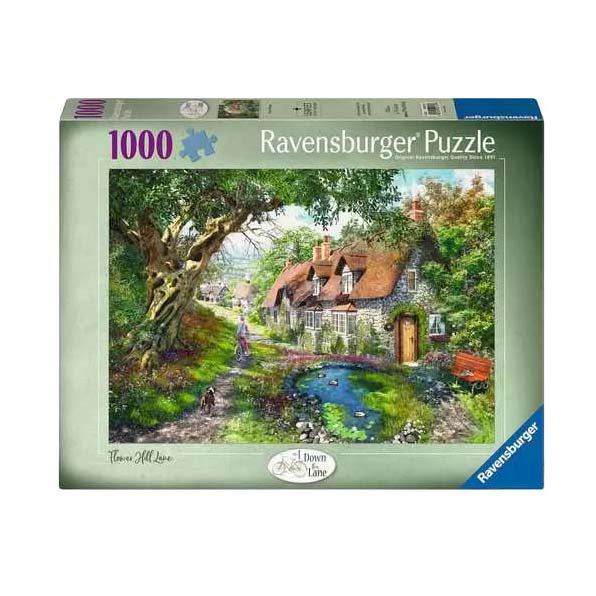 Ravensburger Jigsaw Puzzle Flower Hill Lane, 1000st.