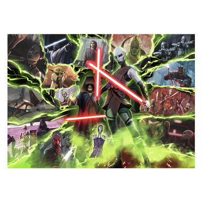 Ravensburger Jigsaw Puzzle Star Wars Bösewicht Asajj Ventress, 1000st.