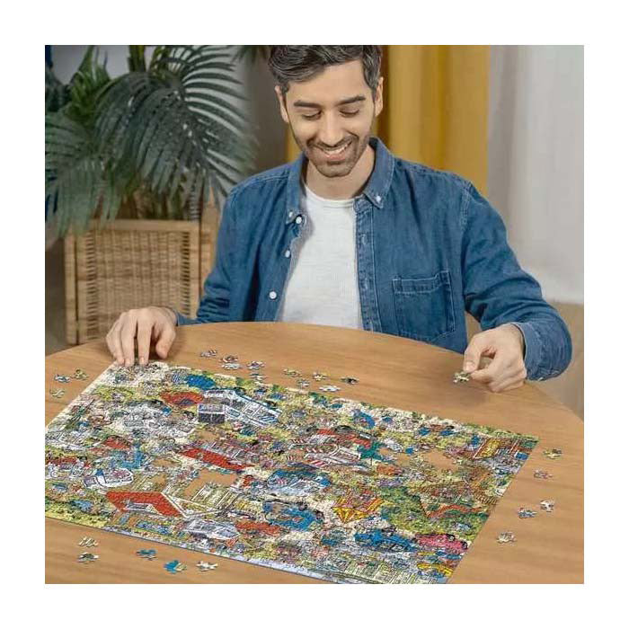 Ravensburger Jigsaw Puzzle Holiday Resort 1: Der Campingplatz, 1000st.