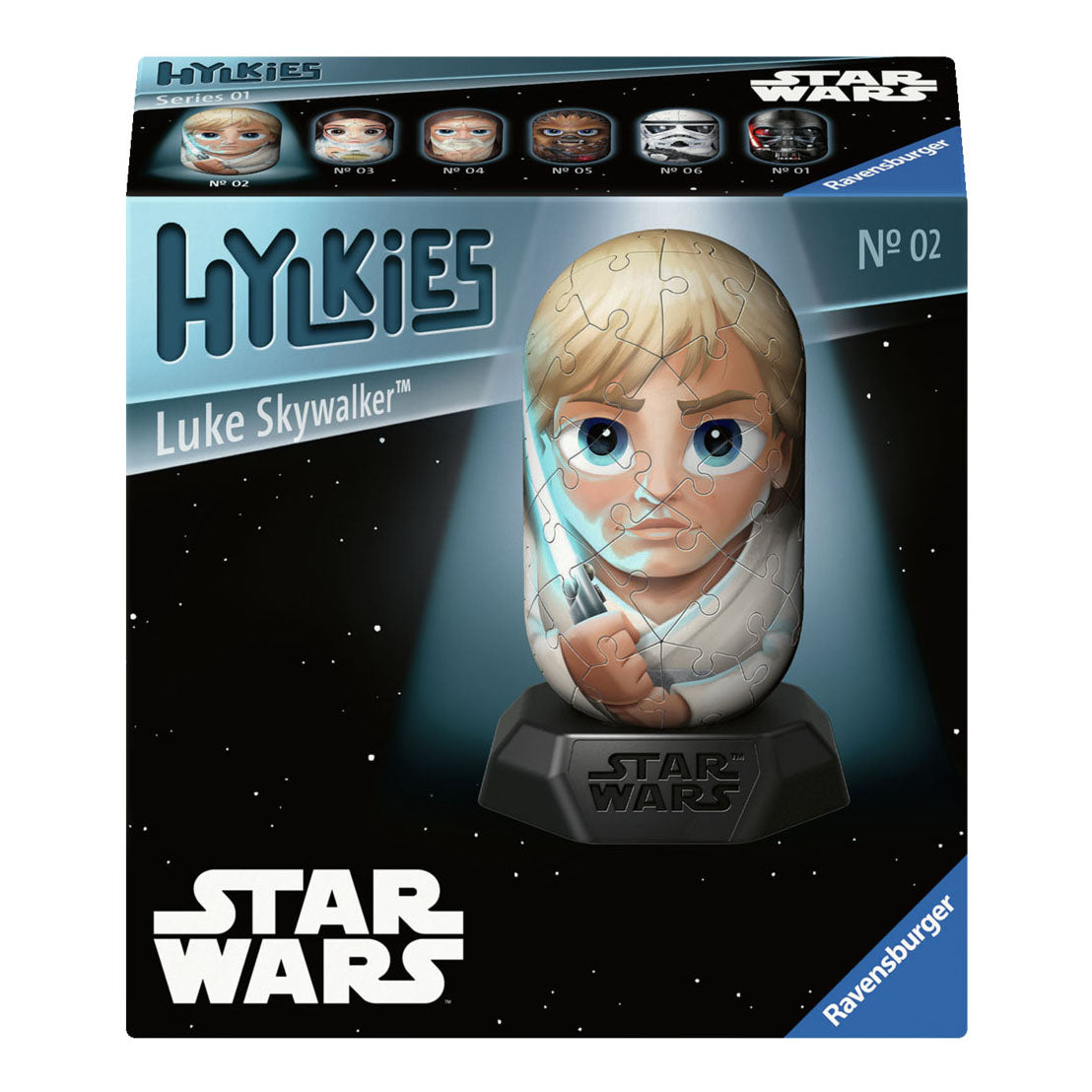 Ravensburger 3D -Puzzle Hylkies Star Wars Luke Skywalker, 54st.