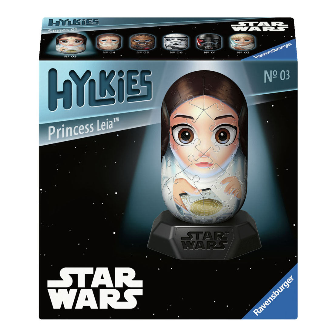 Ravensburger 3D -Puzzle Hylkies Star Wars Leia, 54st.
