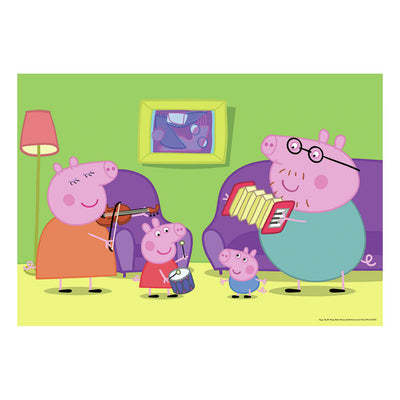 Ravensburger Puzzle zu Hause bei Peppa Pig, 2x12 PCs.