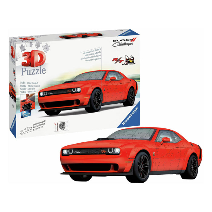 Ravensburger 3D -Puzzle Dodge Chall.r T Scat Pack, 108st.
