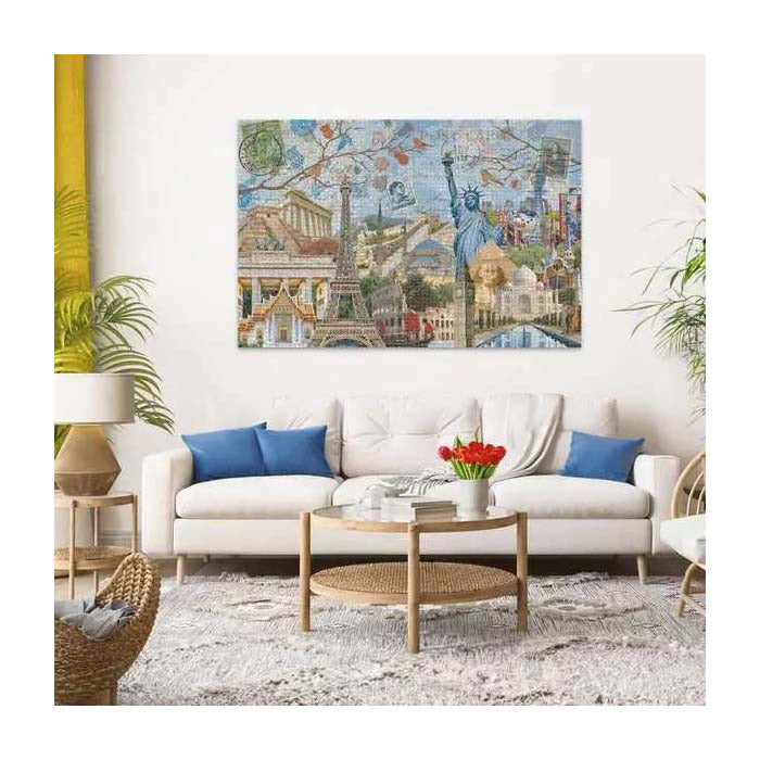 Ravensburger spielen Puzzle -Stadt -Collage, 5000st.