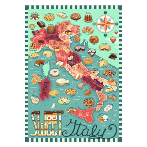 Ravensburger Jigsaw Puzzle Ordner von Italien süß, 1000st.