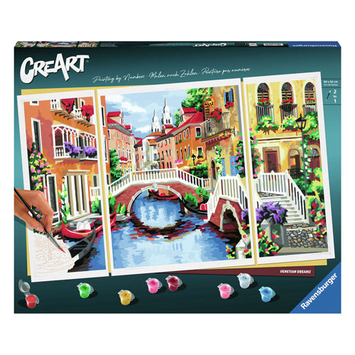 Ravensburger Kreart Gemälde über die Nummer venezianischer Träume