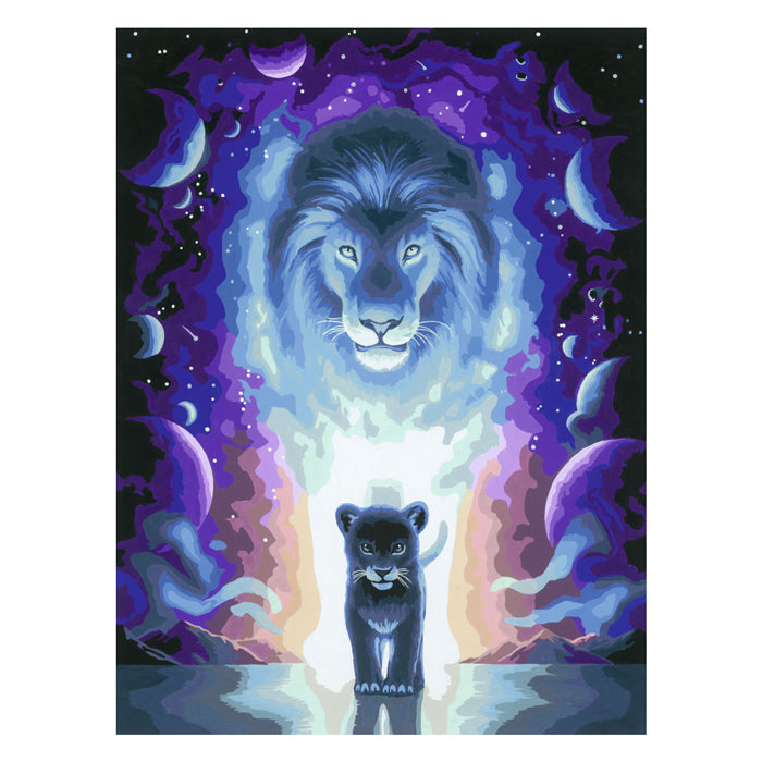 Ravensburger Kreart Gemälde bei Nummer Lion Jojoesart